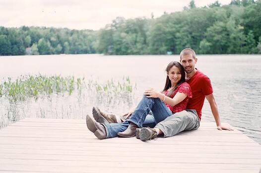 Granite Ridge Feature Couple 2015 Rustic Maine Barn Wedding