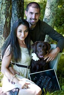 Granite Ridge Feature Couple Rustic Maine Barn wedding