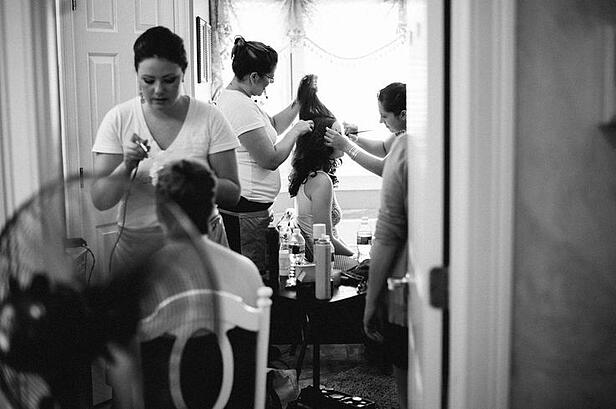 Maine Barn Wedding Hair and Makeup Artist