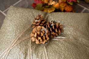 Rustic DIY Wedding Ring Pillow