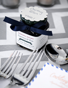 stonewallblueberryjam, wedding favors, wedding placecards, 