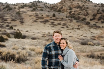 granite ridge maine wedding couple