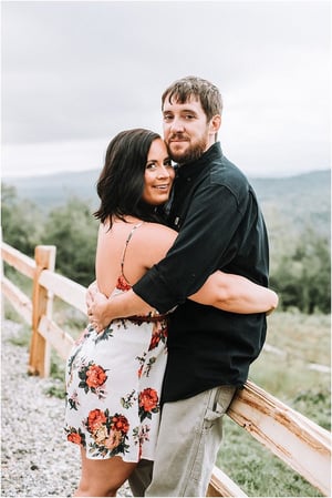 granite ridge maine wedding couple