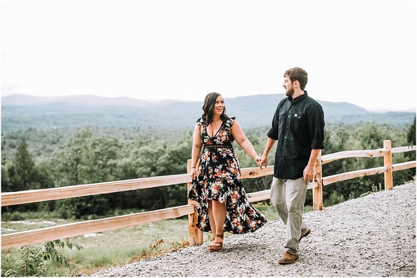 granite ridge maine barn wedding