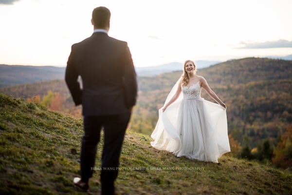 Granite Ridge Maine wedding couple