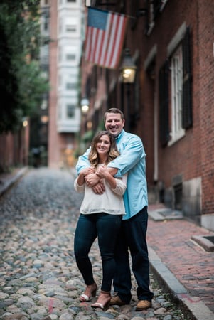 granite ridge maine wedding couple