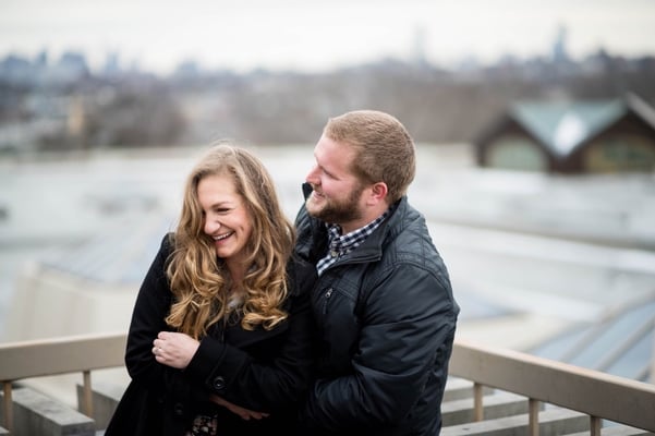 granite ridge maine wedding couple