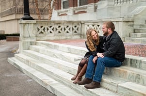 granite ridge maine wedding couple