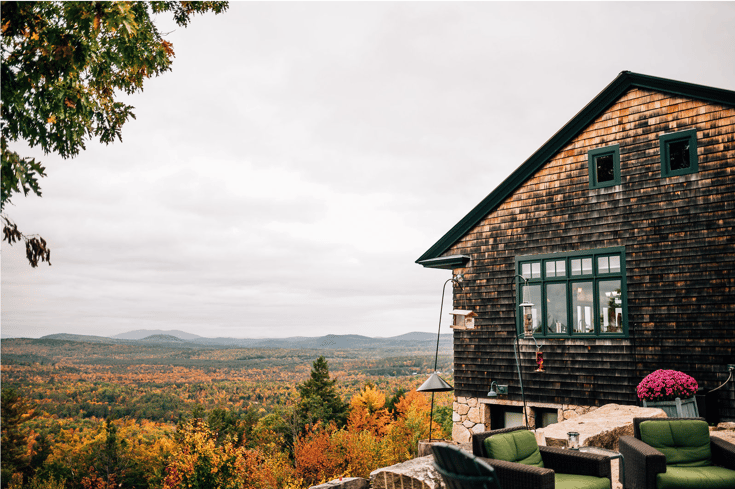 The value of a maine mountain wedding venue