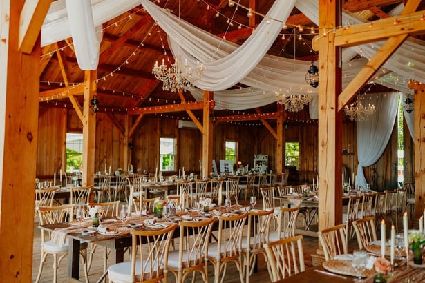 barn wedding in maine