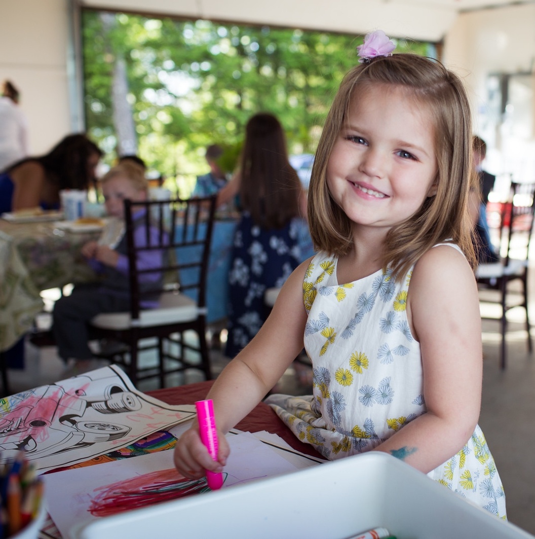 Kids area at wedding